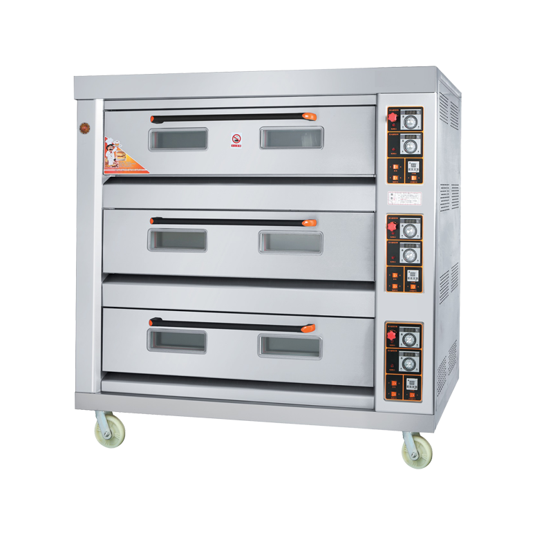 Gas Oven 3 Deck 9 Tray